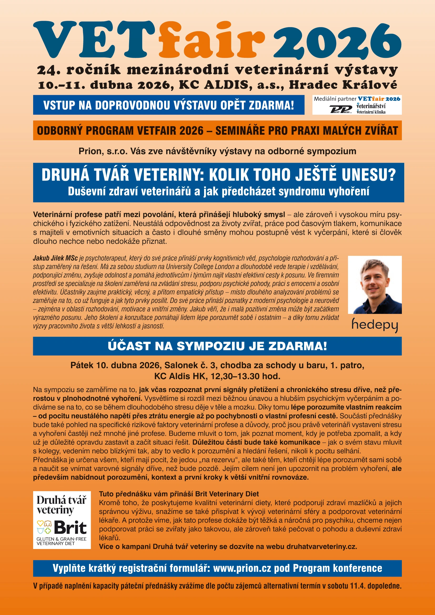 Program - Druhá tvář veteriny