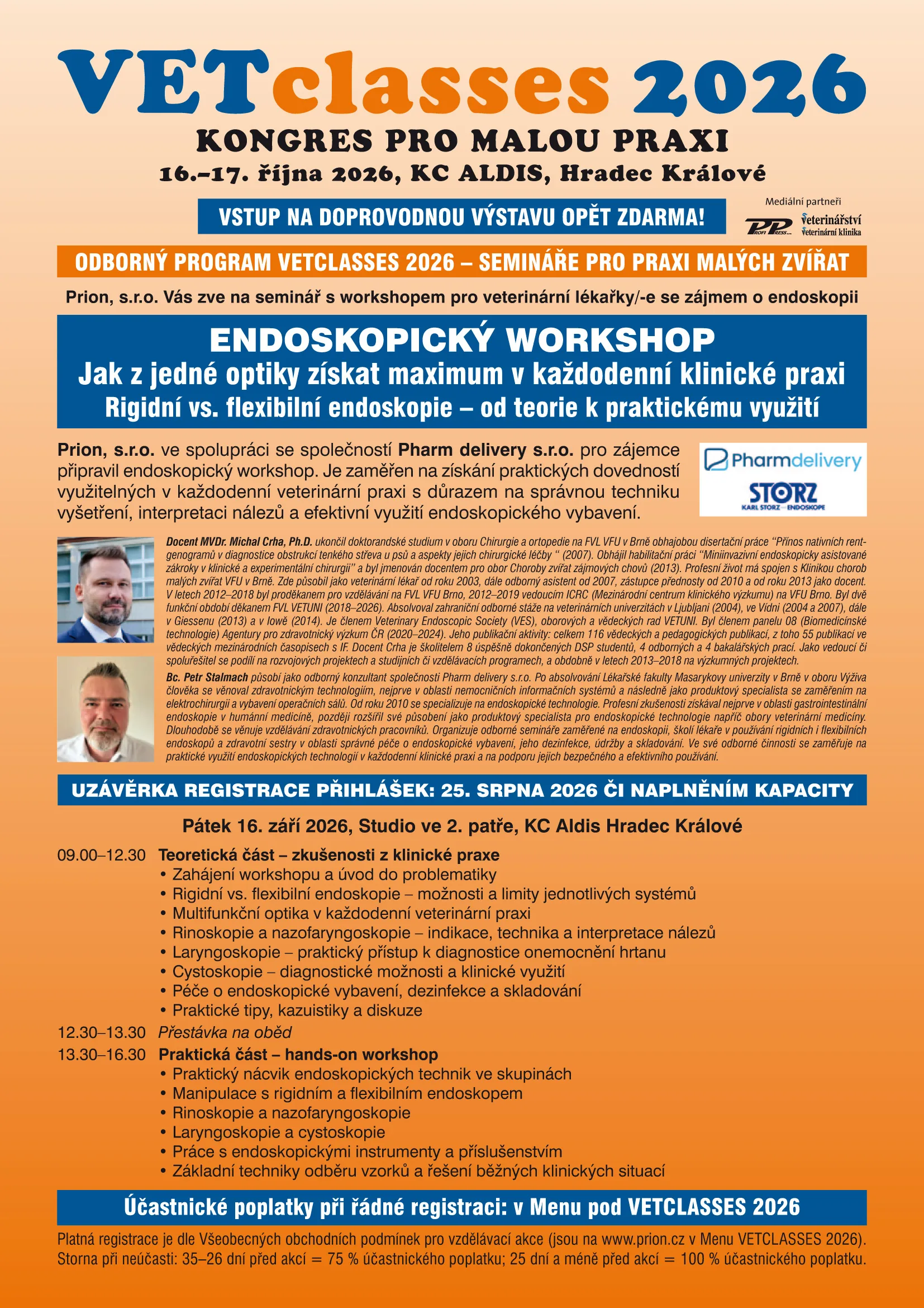 Program workshopu endoskopie